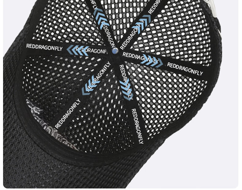 RED DRAGONFLY Hat for Men, Summer Sun Protection Baseball Cap, Outdoor Sports Quick-Dry Sun Hat, Face-Slimming Mesh Visor Cap for Wome 8