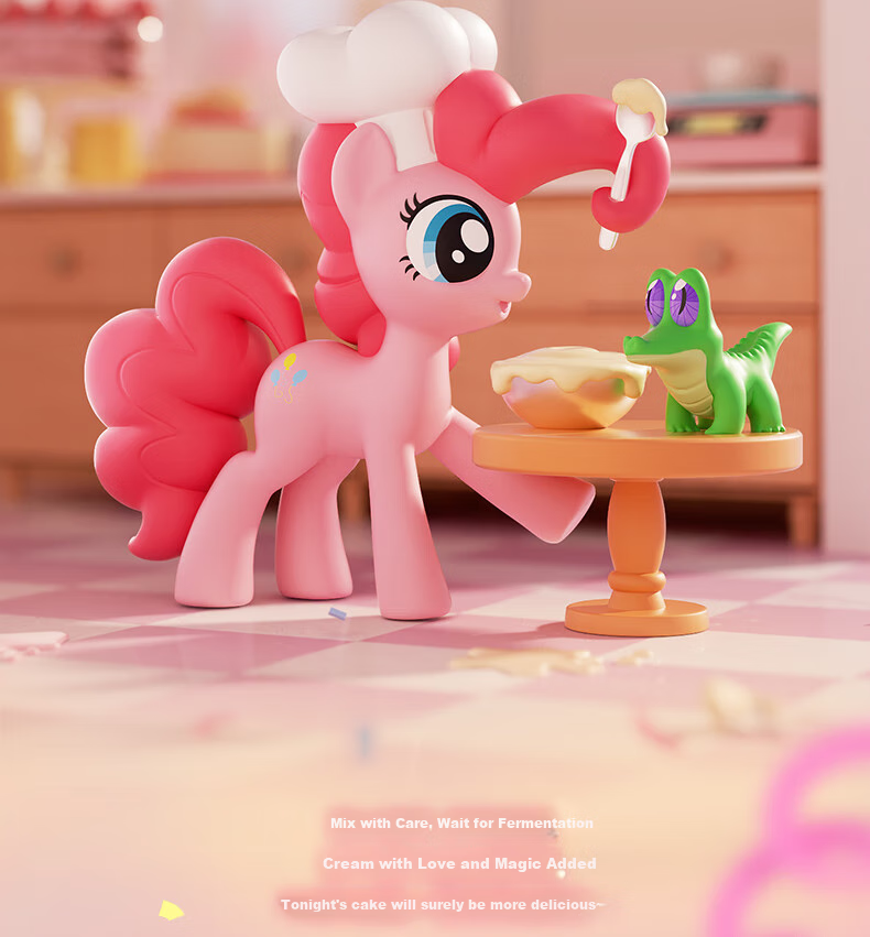 Funism My Little Pony Party Time Blind Box Toy, Desktop Decoration, Girl's Birthday Gift, End Box 8