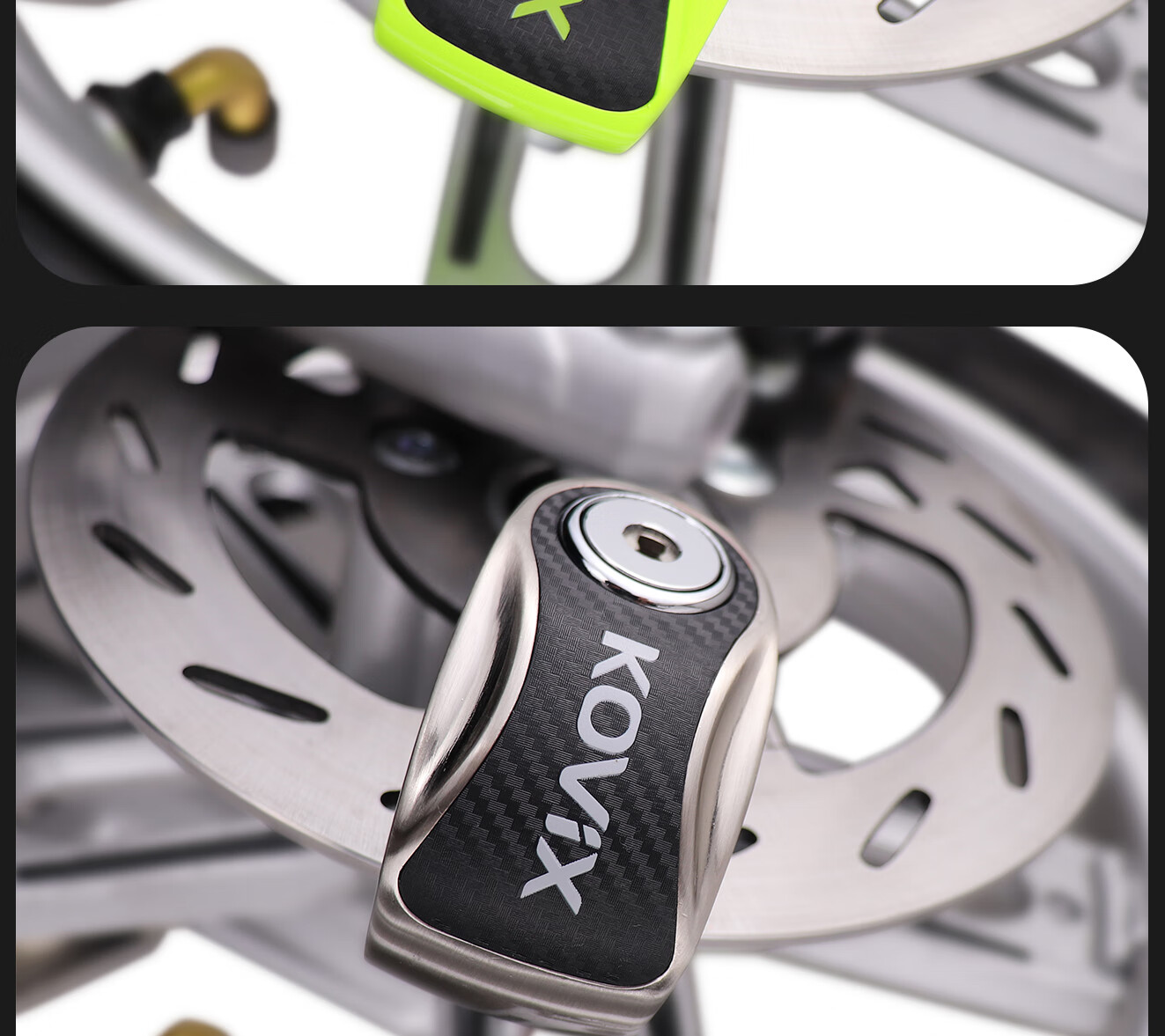 KOVIX KNN1 Disc Brake Lock for Electric Bikes And Scooters, Anti-Theft Lock for Mountain Bikes, Portable Brake Disc Lock for Motorcycles 12