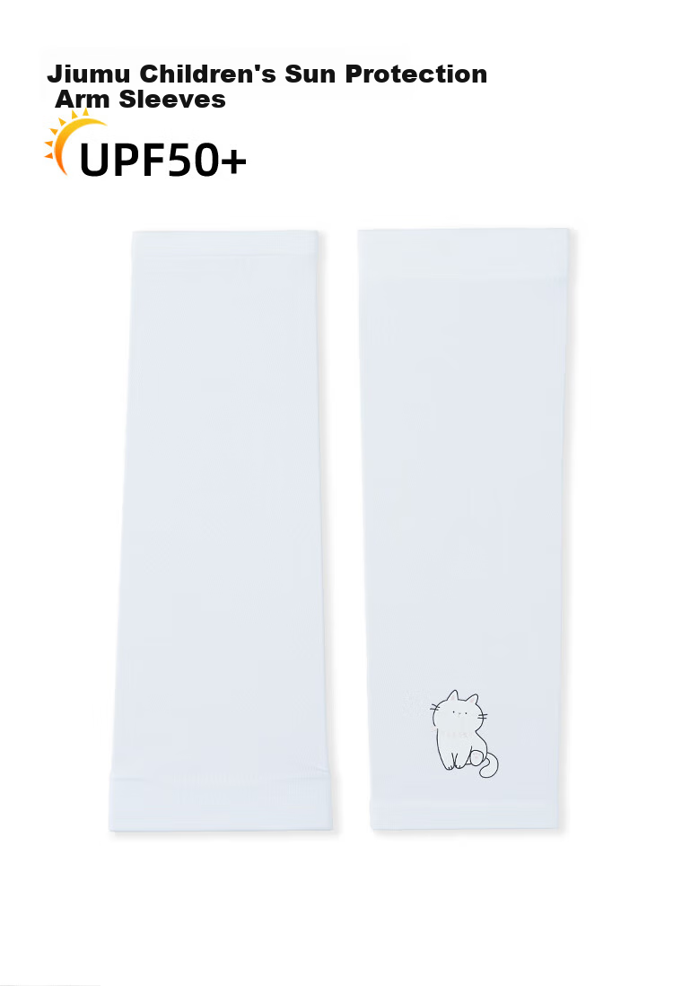 JIUMU Ice Silk UV Protection Sleeves for Men, Women, and Children – Summer Outdoor Cooling Arm Sleeves, Anti-UV Arm Covers 4