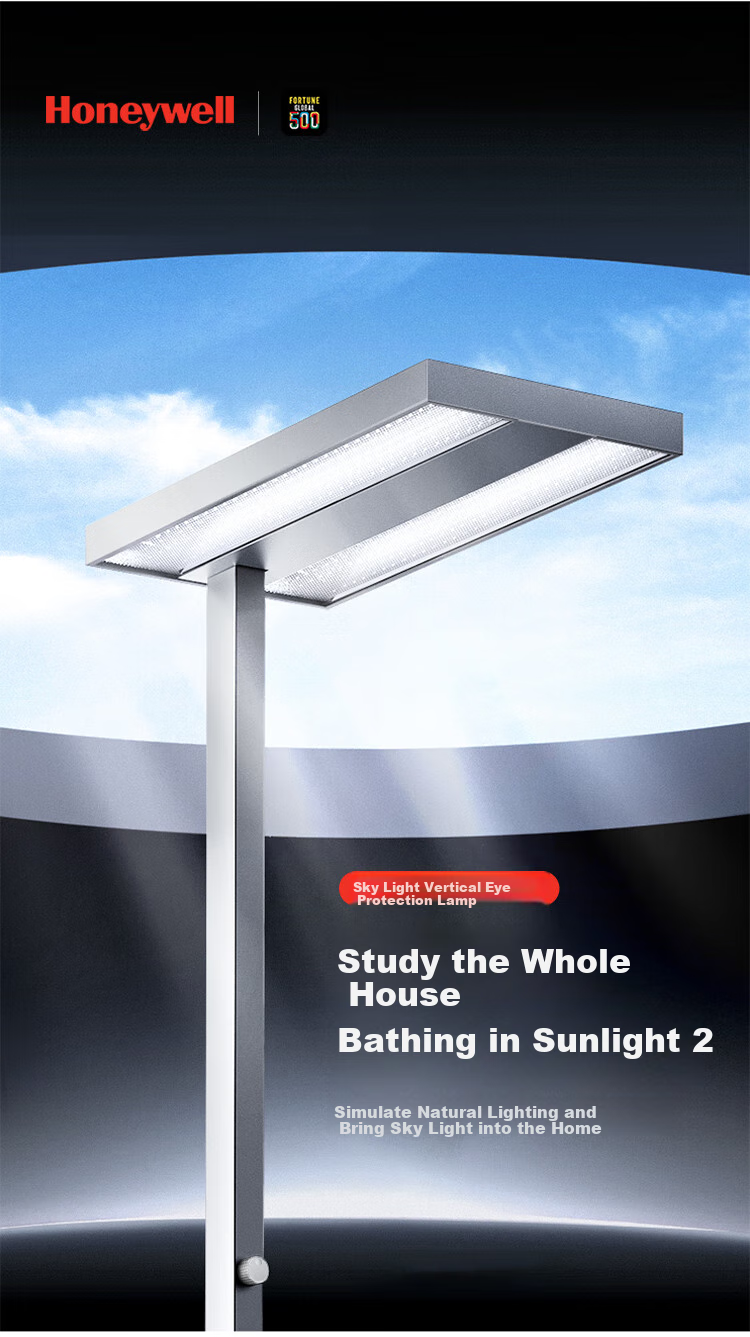 Honeywell Floor Lamp, Eye Protection Lamp, Study Lamp, Full Spectrum Floor Light, Large Street Lamp, Children's Student Reading Lamp, 03S01 1