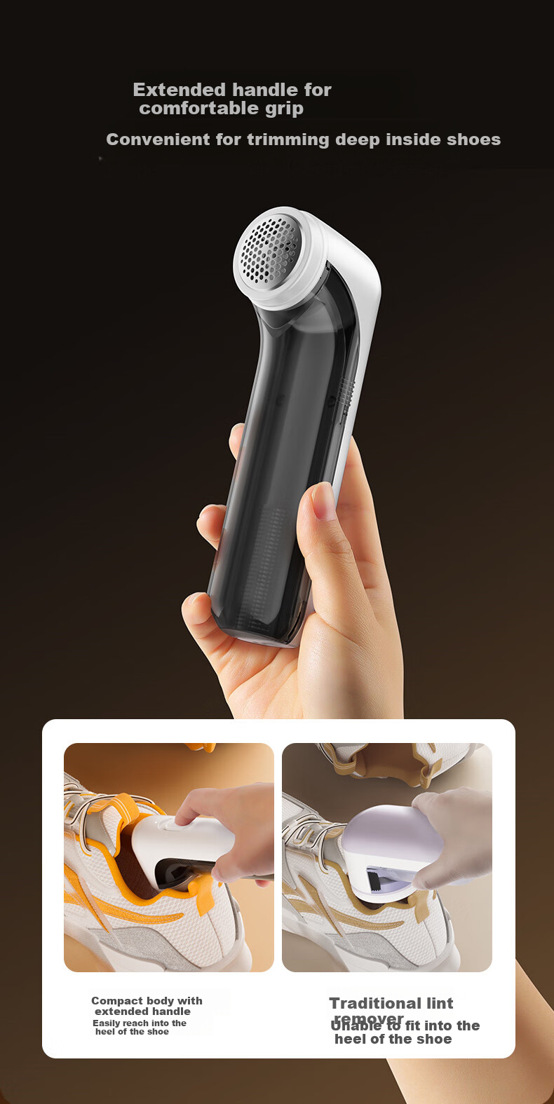 Zhigan Mini Fur Ball Trimmer for Shoe Heels, Fur Removal Tool, Dry Cleaning And Shoe Repair Shops Specialized Clothing Shaver M52 5