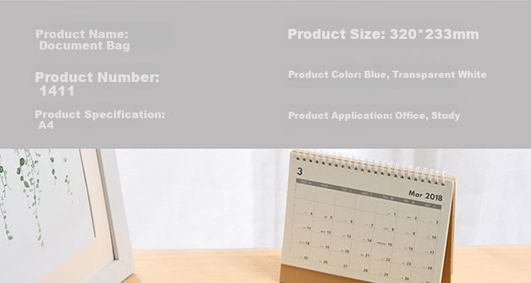 DiLe Premium Series A4 Transparent Button File Folders/document Folders/archive Folders, Office Stationery, Pack of 10, 1411 White 13