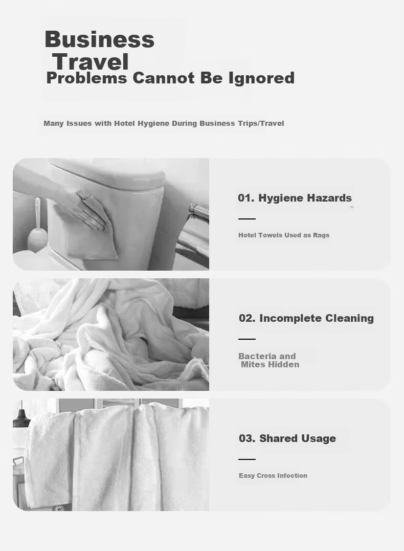 Shiyuejiejing Disposable Bath Towels, Portable, Soft And Fluffy, Suitable for Both Dry And Wet Use, Home Pearl Pattern, Parent-Child Travel, 10 Pieces, 60*100 Cm 2