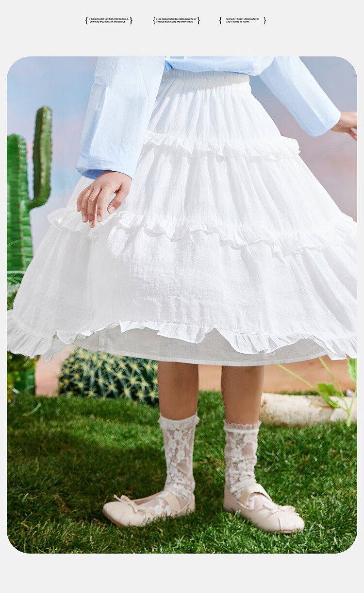 ASK JUNIOR Girls' Princess Dress, Summer Thin Breathable Skirt, Dance Children's Dress 9