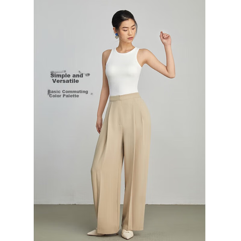 TINGE White Camisole Tank Top for Women, Thin Style with Built-In Bra Pads, Inner Wear Or Outerwear Top