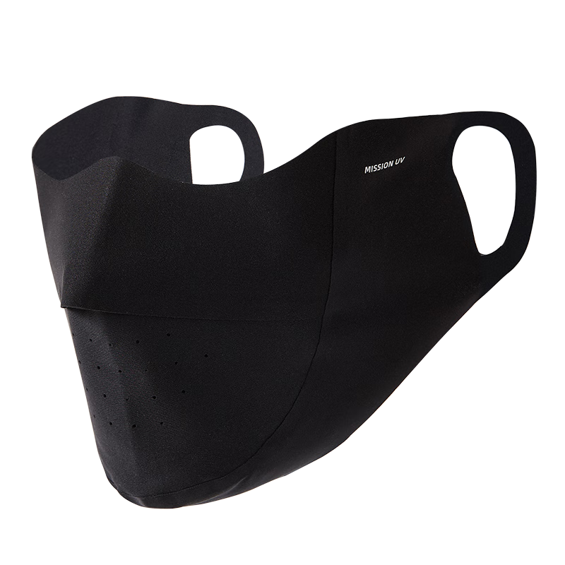 MISSION UV Ice Silk Sunscreen Mask Men's Cycling Mountaineering Summer UV Protection Breathable 3D Full Face Sun Shield