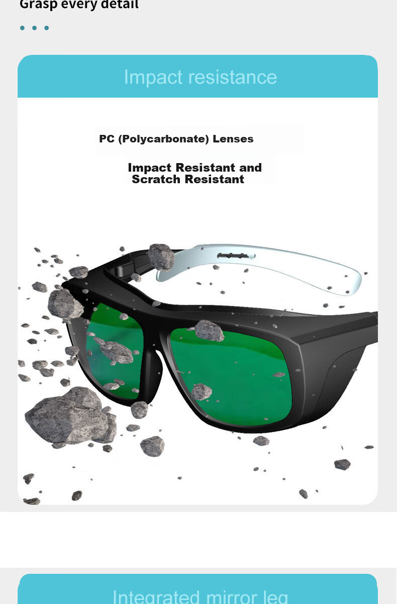 Andatong Laser Safety Goggles, Welding Helmet with 1064nm Marking Machine, UV Protection Eyewear for Welders 5
