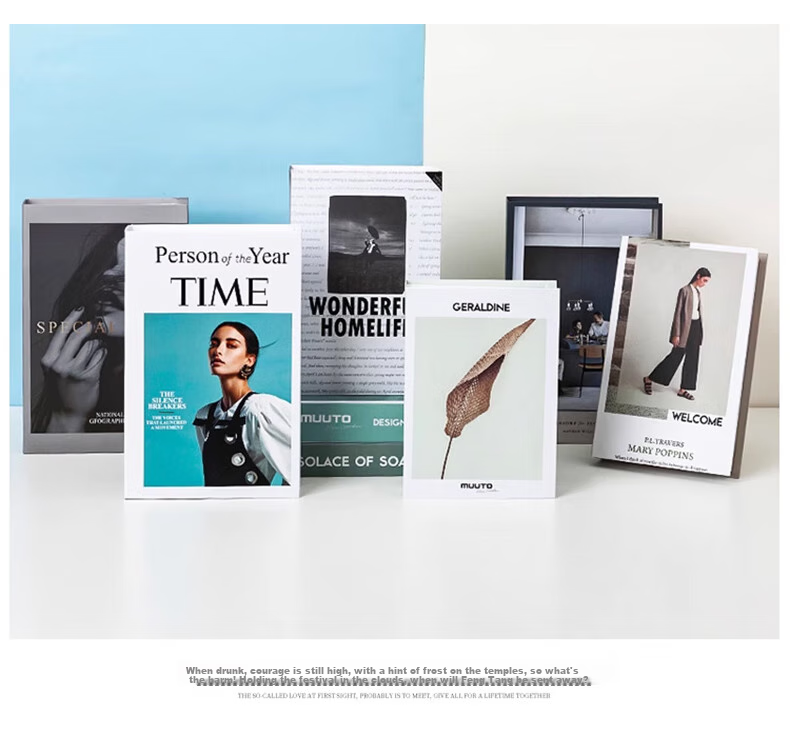 Jianyishijia Simple Modern Nordic Style Fake Book Decorative Prop Ornament Creative Living Room Bookshelf Display Model 10