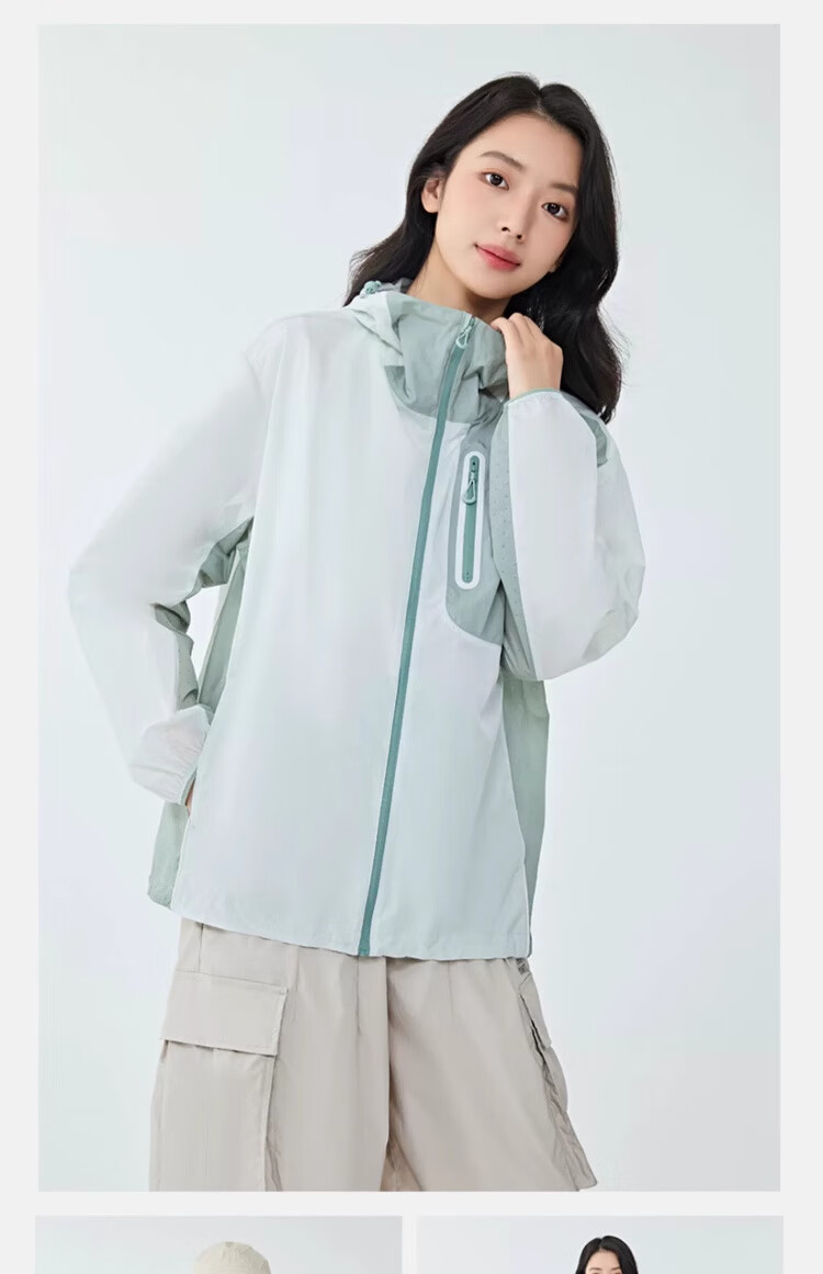CAMEL [Muguang C+] Sun Protection Clothing, Spring And Summer UPF50+, Cool And Heat-Blocking Sun Protection Garment for Men And Women, Style 9002, Size L 14