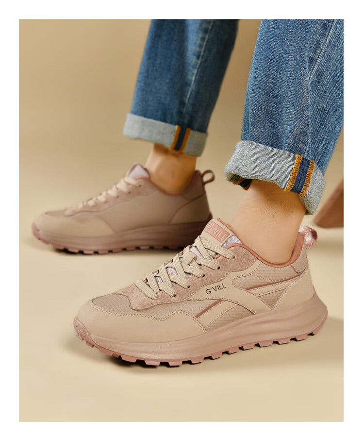 Guizhibu Men's Sports Shoes, Autumn And Winter 2026 New Style, Genuine Leather, Versatile Travel, High-End Non-Slip, Light Luxury, Running And Casual Shoes 17