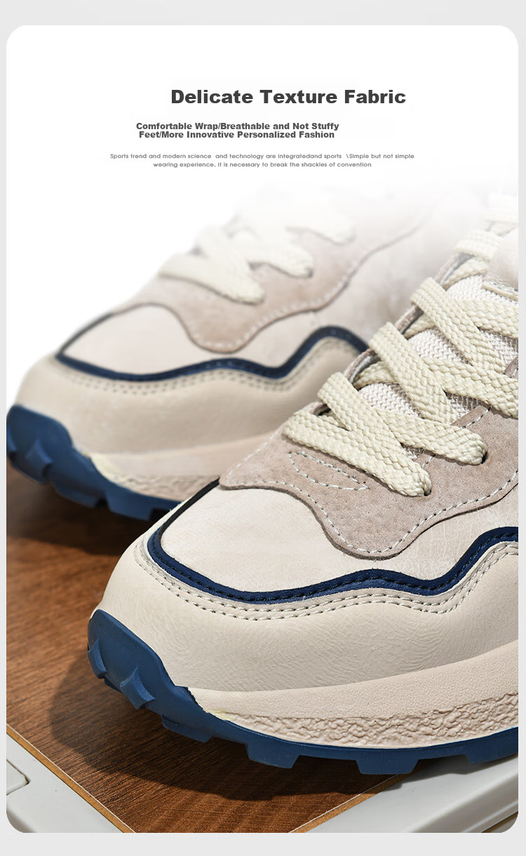 CARTELO Men's Casual Sports Sneakers, Autumn And Winter New Classic Retro Versatile Dirty Shoes, Outdoor Hiking Jogging New Style 5