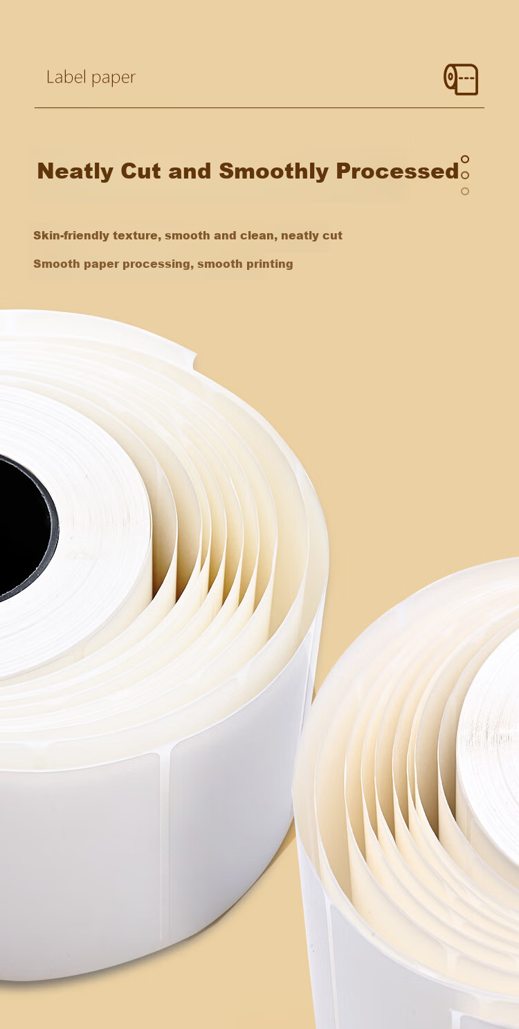 NVV 80mm*50mm*500 Sheets Triple-Protection Thermal Label Printing Paper Electronic Shipping Labels Express Logistics Self-Adhesive Cargo Material Barcode Paper SF8050 2