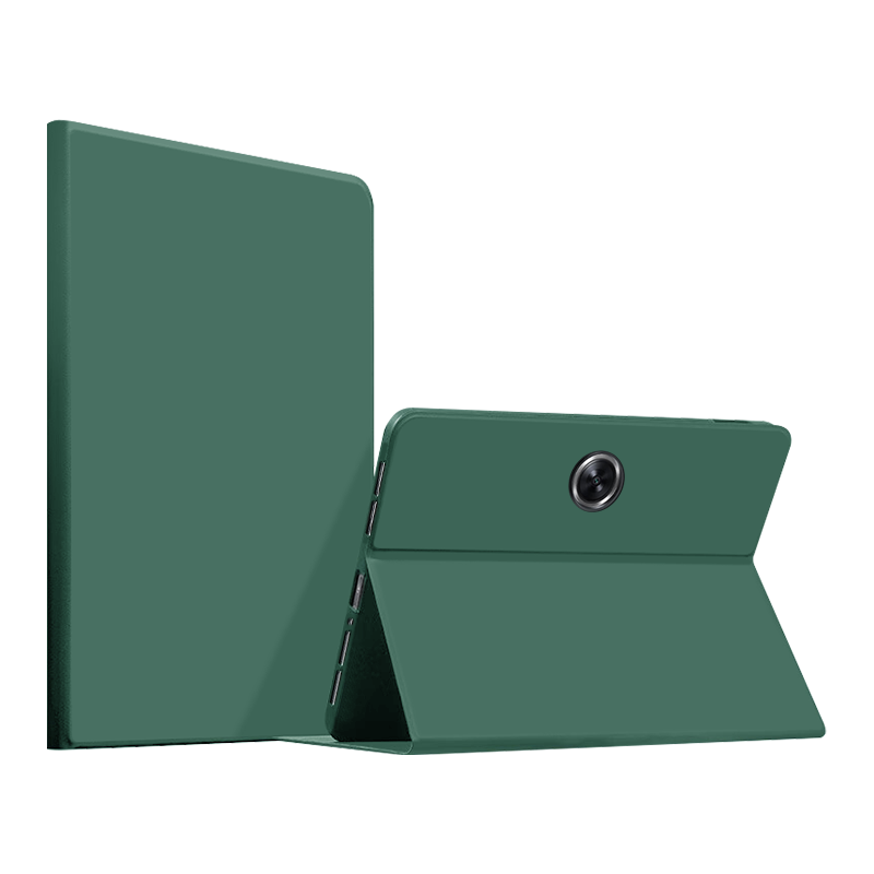 ALittleFlower Compatible with OPPO Pad 3 Pro Case, Universal for 2024 Model 12.1-Inch OnePlus Tablet Pad Pro Computer Protective Case, Full Coverage Ultra-Thin Smart Sleep/Wake Function, Dark Night Gree