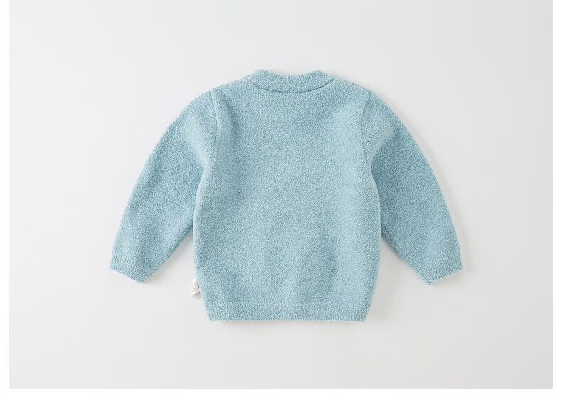 DAVE&BELLA Children's Sweater 2022 Autumn Winter Kids Chenille Knitwear Baby Girl Rainbow 73cm DB4224229 11