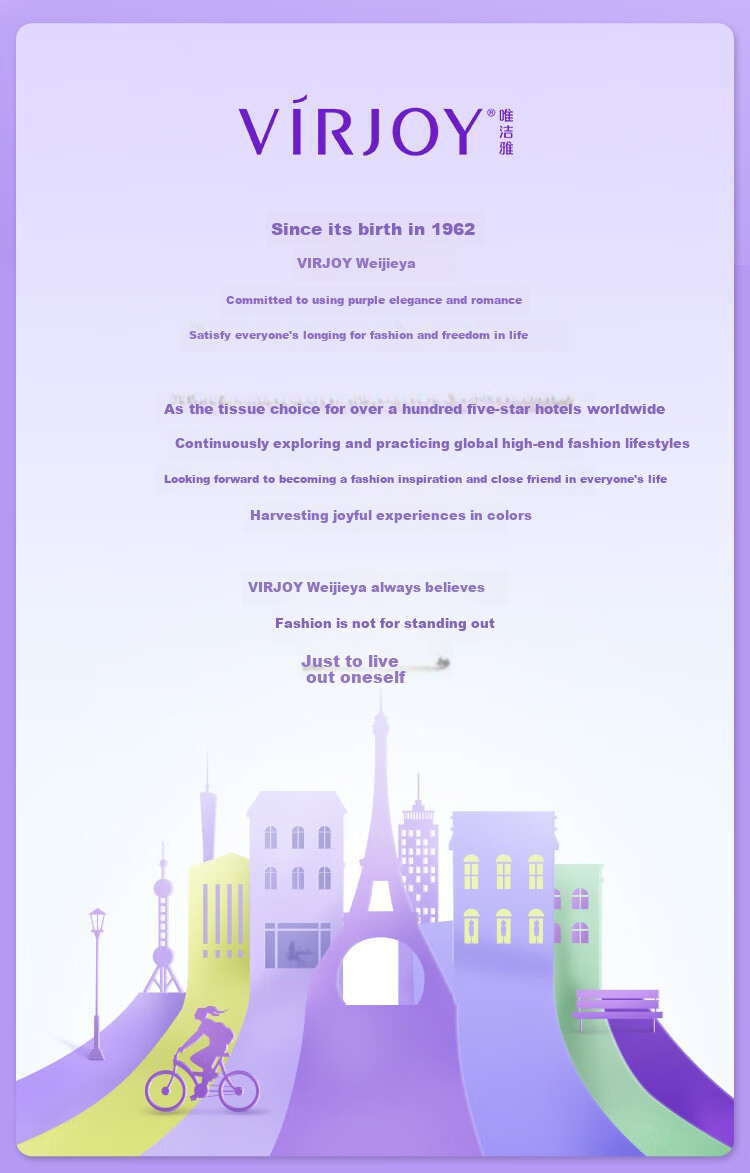Weijieya [Recommended by Shuyuan] Pocket Tissues, Iris Print Unperfumed, 4-Ply 5 Sheets 24 Packs, Water-Resistant 8