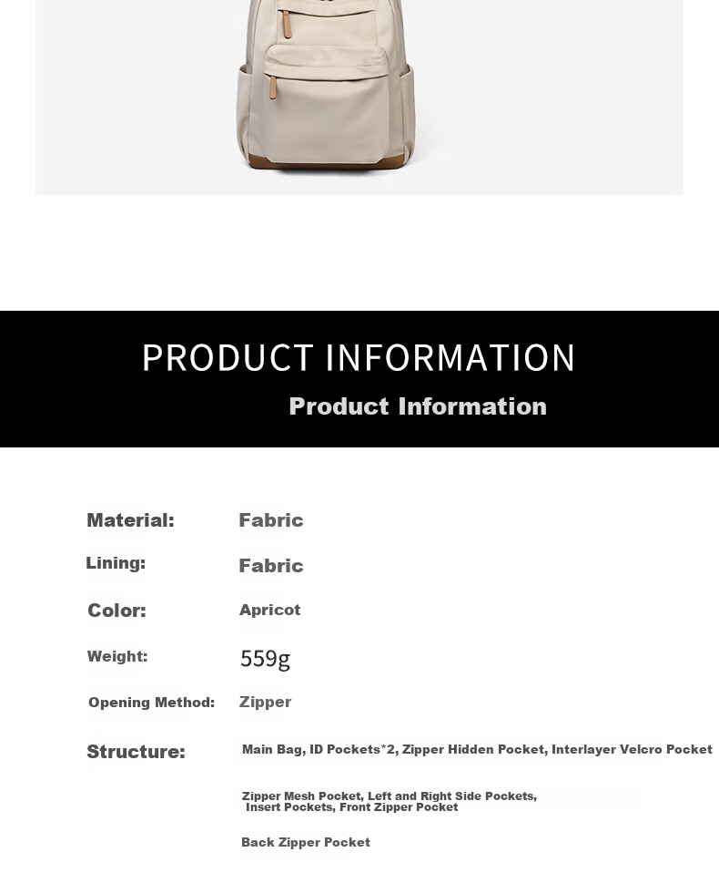 C.BANNER Backpack for Women, Large Capacity, Stylish School Bag, Laptop Bag for High School And College Students, Fashionable Commuter And Travel Backpack, Lightweight 4