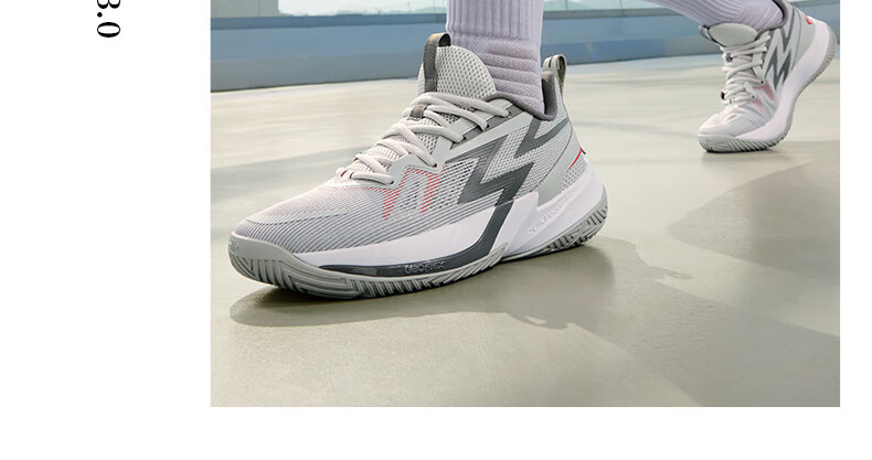 361° Basketball Shoes for Men, BIG3 Team3.0 Spring Youth Professional Training Sneakers, Male, 672521122-1 25