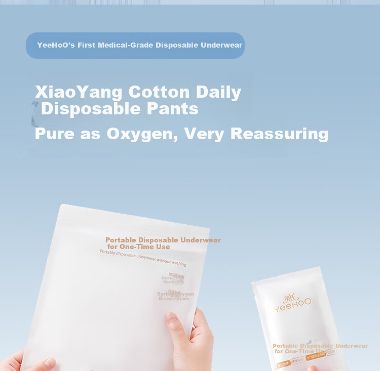 YEEHOO [Ozone Disinfection First Wear, No Wash] Pure Cotton Disposable Children's Underwear, Individually Packaged, Daily Use for Boys And Girls 2