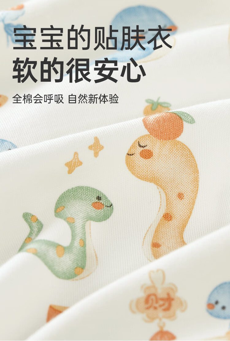 Wismorni Newborn Onesie, Spring And Autumn Baby Romper, Full Moon Infant Bodysuit, Three-Day Triangle Jumpsuit 1