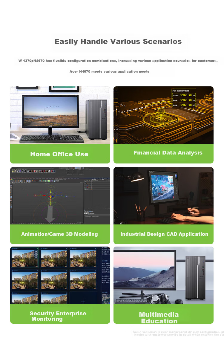 Acer Shangqi High-Performance Desktop Computer Host, Intel Xeon (W-1370P, 16GB RAM, 512GB SSD), AI Modeling High-Performance Custom Versio 4