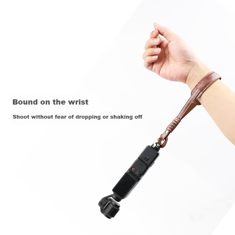 Qiye Wrist Strap, Lanyard, Wristband, Fixed Rope, Palm Strap, Suitable for DJI Pocket 3, Pocket 4, Spirit 3 Accessories, Black