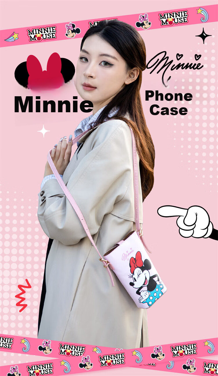 Disney Donald Duck Phone Bag Crossbody Bag for Women, Mini Bucket Bag, Birthday Gift for Wome 2