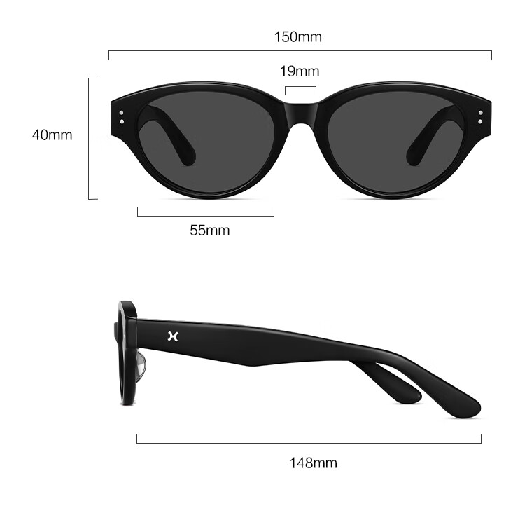LOHO Cat Eye Sunglasses for Women, UV Protection, Retro Sunglasses, Sun Protection, Square And Round Face, Face-Slimming Effect, New Style 2026 7