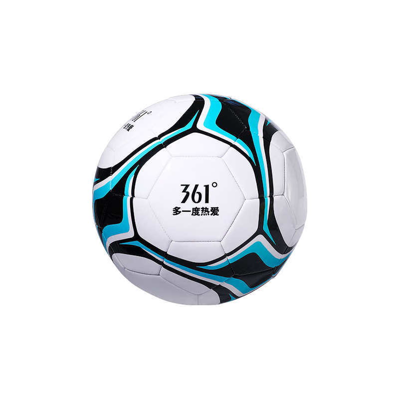 361° Soccer Ball Size 4 for Adults And Children, Middle School Entrance Exam Standard, Competition Training, Youth Indoor And Outdoor Durable Football, Blue And Black