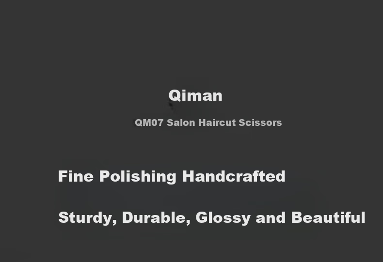 Qiman Professional Hair Cutting Scissors, Hair Trimming Scissors, Bangs Scissors, Straight Scissors, Sideburn Scissors, Salon And Home Use Thinning Scissors, Complete Set of Hair Cutting Tools QM06 Set 1