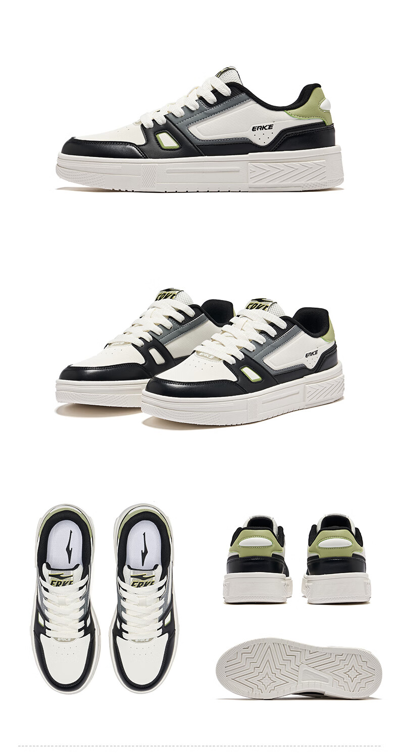 ERKE Men's Sneakers, Summer New Breathable Versatile Casual Shoes, Thick-Soled Comfortable Sports Shoes | Wanku 3 11