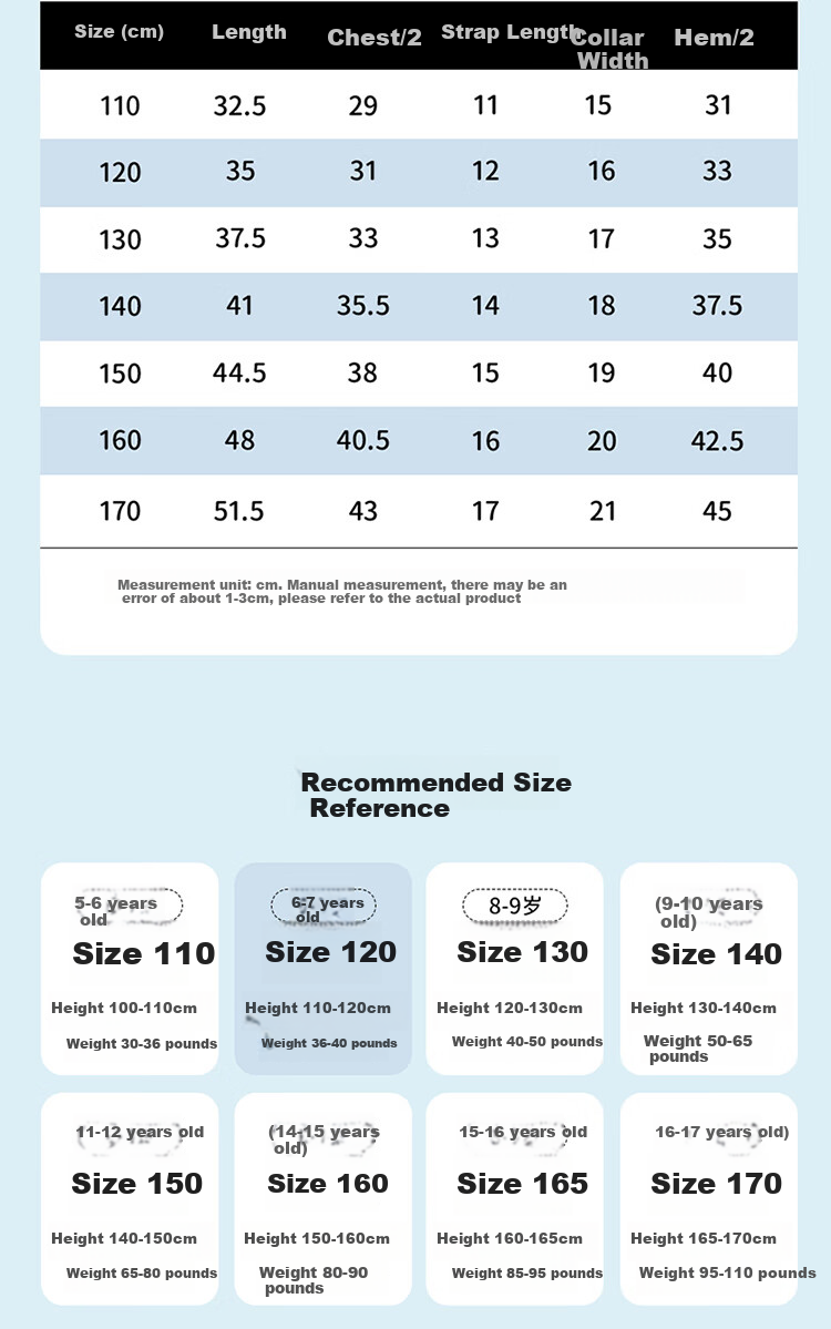 Dingguagua Girls' Camisole, Children's Cotton Tank Top, Baby Development Period Girls' Breathable All-Cotton Undershirt, 2-Pack, Size 160 8