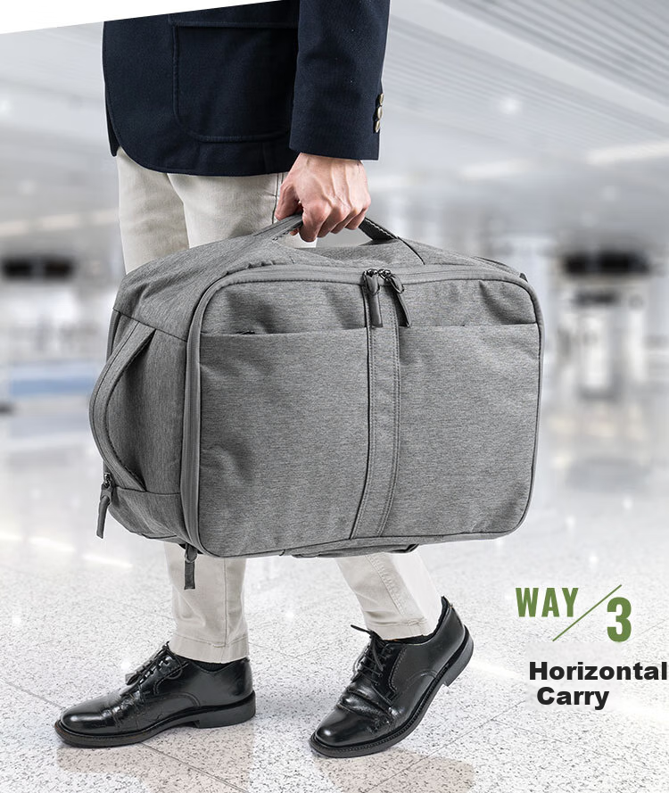 SANWA Multifunctional Pull-Back Backpack with Wheels, Business Backpack, Luggage Bag, Travel Bag, Carry-On Approved, 22 Liters 6