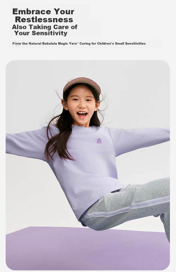 BALABALA Children's Clothing, Kids' Long-Sleeve T-Shirt for Boys And Girls, Spring 2025 Round Neck Comfortable Long-Sleeve Top, 208125100201 9