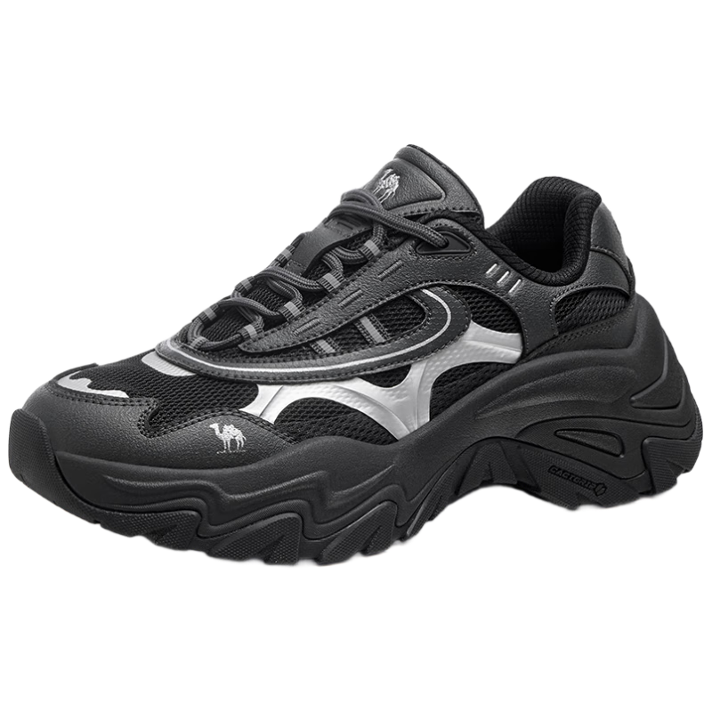 CAMEL [Yunyi] Outdoor Hiking Shoes Fashionable Versatile Thick Sole Height Increasing Non-Slip Casual Dad Shoes F25B397044
