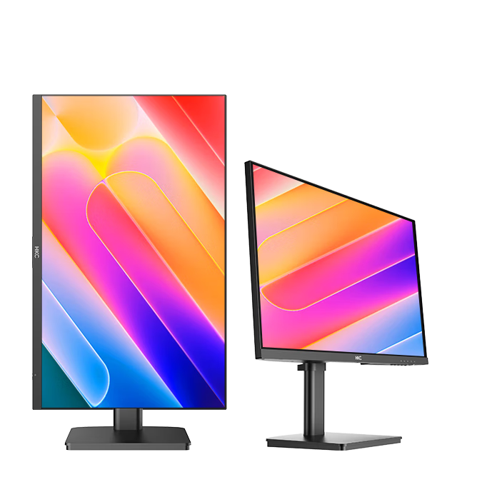 HKC 27-Inch 4K Ultra HD IPS Screen HDR400 Hardware Low Blue Light 95% P3 Wide Color Gamut 1.07 Billion Colors E-Book Design Office Rotatable Height-Adjustable Monitor T2752U