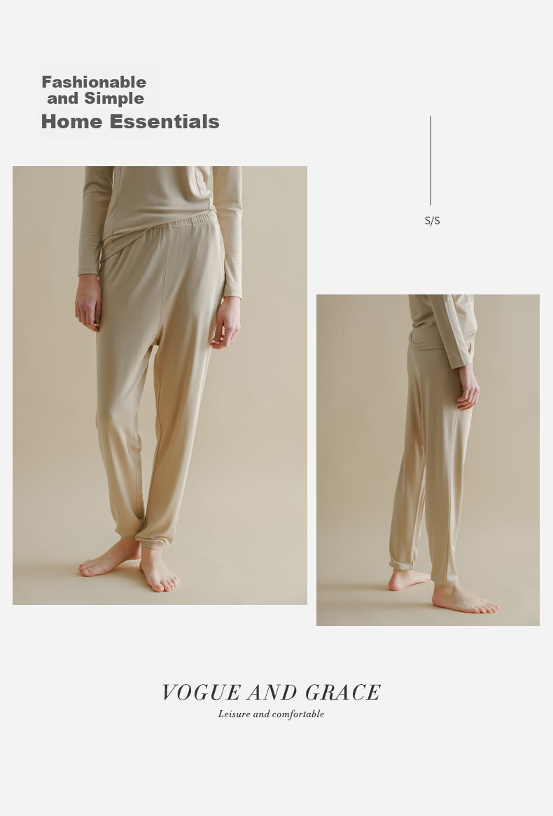 SipianSIPIAN Modal Sleep Pants, Women's Thin Loose-Fitting Long Pants, Pajamas, Casual Loungewear, Trousers for Women, Suitable for Outdoor Wear in Spring And Autumn Seasons 3