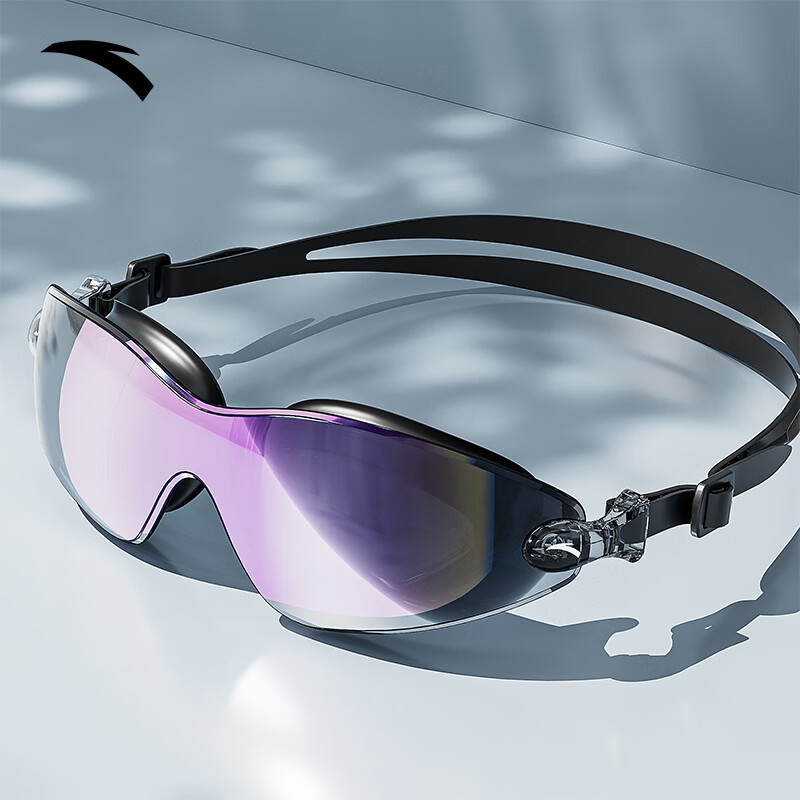 ANTA Water Lens Swimming Goggles for Men And Women, Professional High-Definition Anti-Fog Waterproof Swim Glasses with Stylish Colorful Black Desig