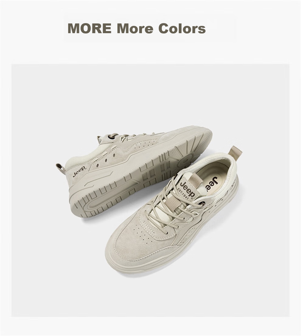 Jeep Men's Casual Sneakers, Breathable And Comfortable Lightweight Soft-Soled Outdoor Sports Shoes for Spring And Summer 10