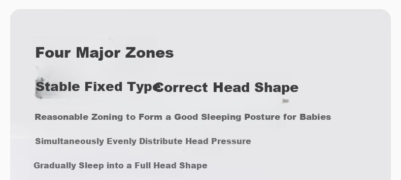 BUBBLE TREE [0-2 Years Old Anti-Flat Head Shaping Pillow] Newborn Infant Shaping Pillow, Children's Baby Head Correction Pillow 16