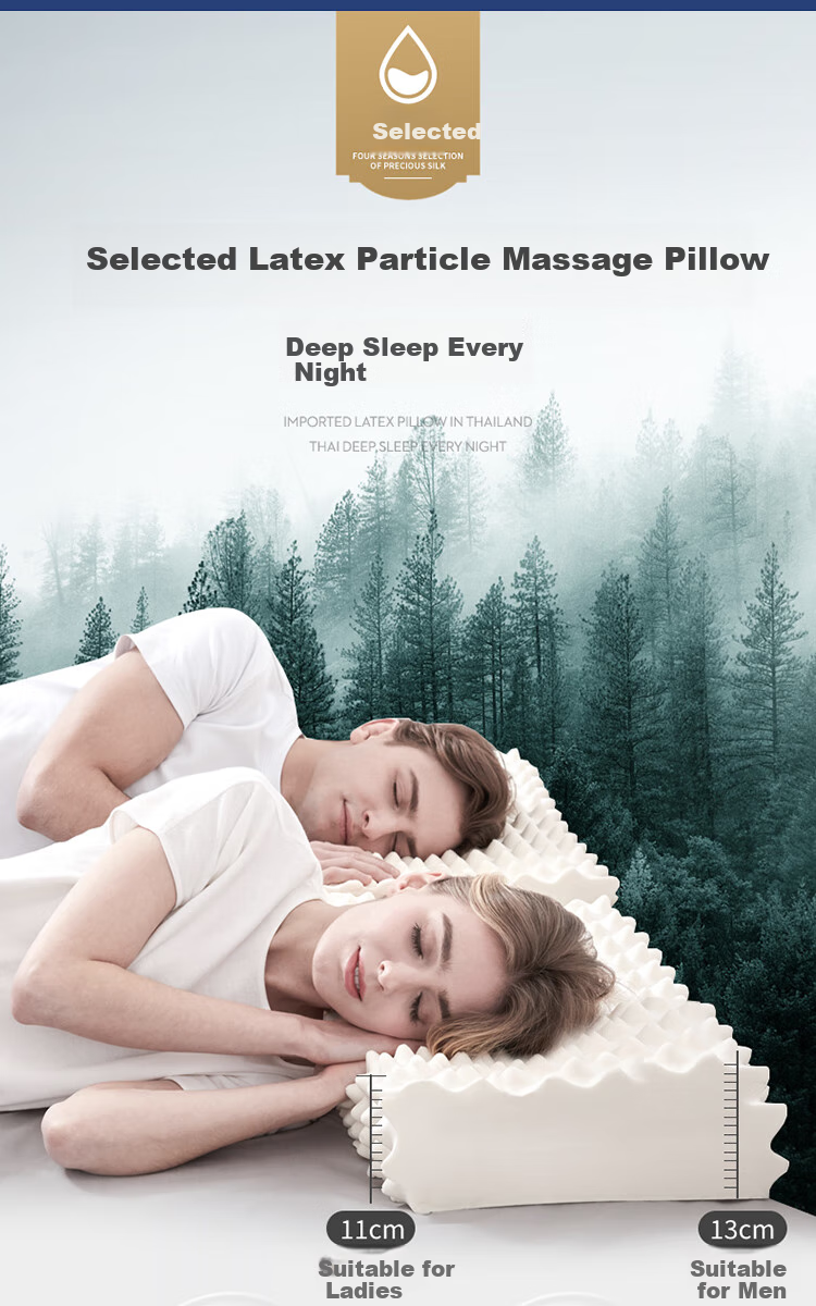 AiSleep Pillow, Extra-Large Particle Thai Latex Pillow, Imported Natural Latex Pillow, Adult Massage Cervical Pillow Core 1