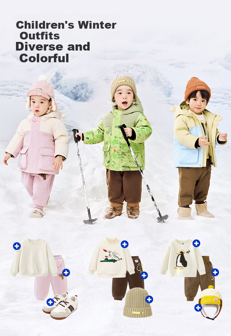 Minibala Children's Winter Warm down Jacket, Thick Baby down Coat [Triple Protection, Breathable] 14