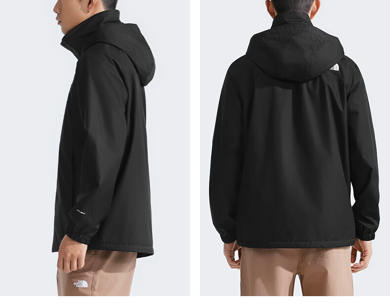 The North Face Men's Outdoor Waterproof Single-Layer Hard Shell Jacket 8BA8, Cosmic Black/4H0, 3XL 5