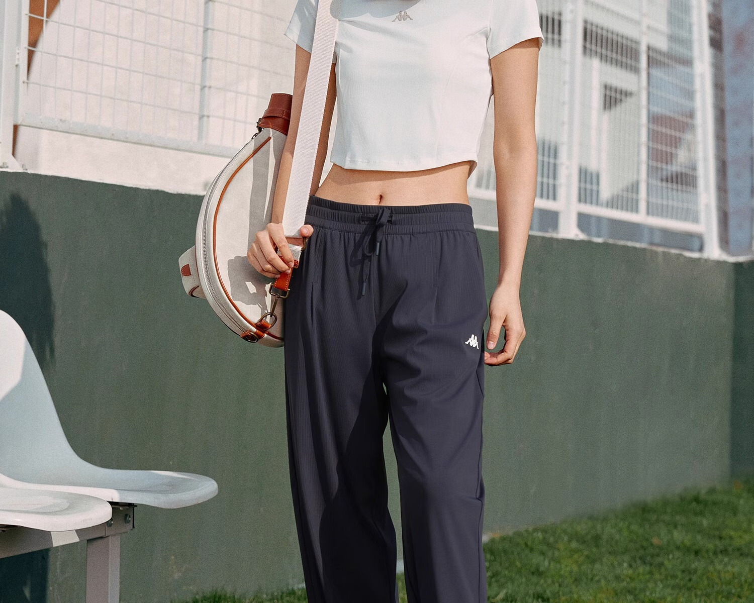 Kappa Back-To Summer 2025 New Sun Protection Sports Pants for Women, Cool-Feeling Straight-Leg Summer Trousers K0F42AK70D 2