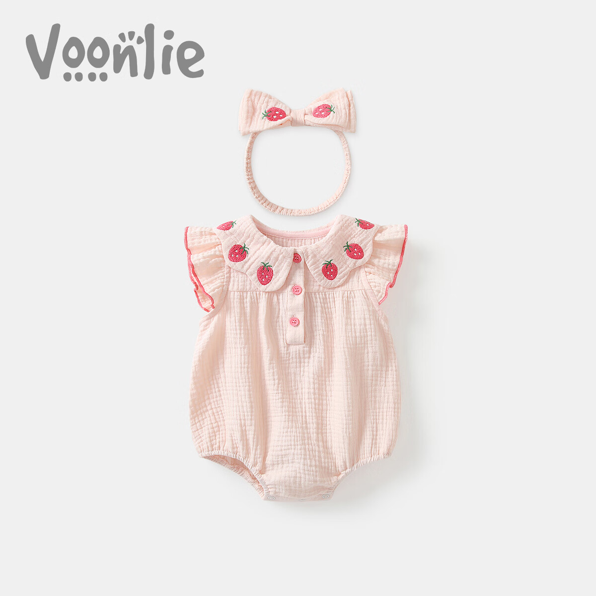 VOONLIE Baby Clothes Summer Outfit, Newborn Onesie, Girl Baby Romper, Full Moon Hundred Days Bodysuit, Summer Seaso