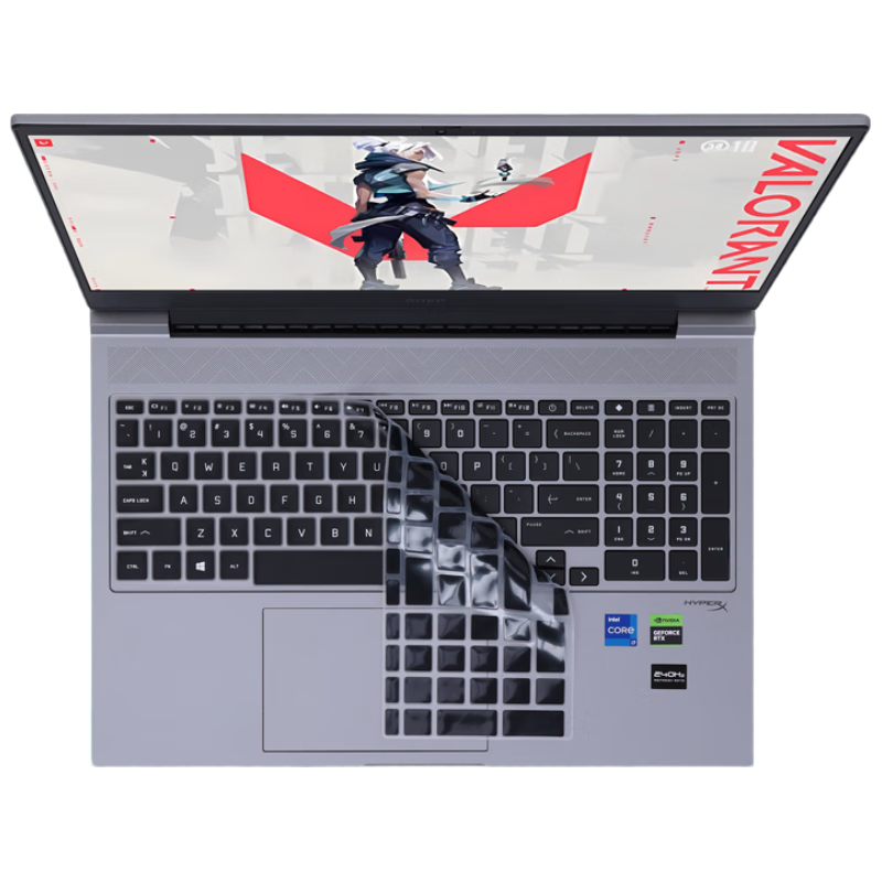 Jiasu HP Shadow Elf Joy Edition, Light And Shadow Elf 11/10/9 Black Gel Keyboard Cover for Laptop, Protective Film, Black Dust Cover, Thin And Non-Fall