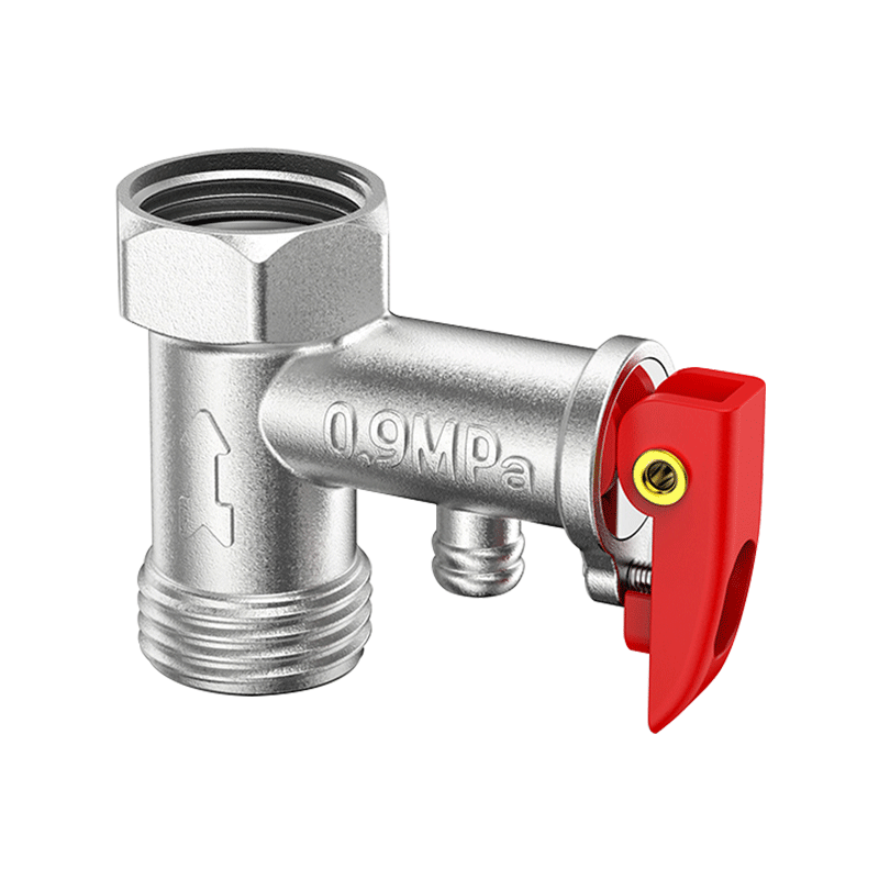 Jingwanhui Universal Water Heater Pressure Relief Valve, Adjustable Pressure Reducing Valve Safety Valve 0.9mpa One-Way Check Valve W916