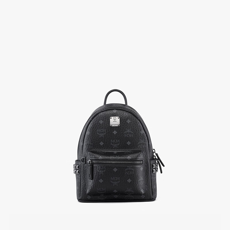 MCM STARK Mini Studded Backpack Couple's Cognac Gift 3