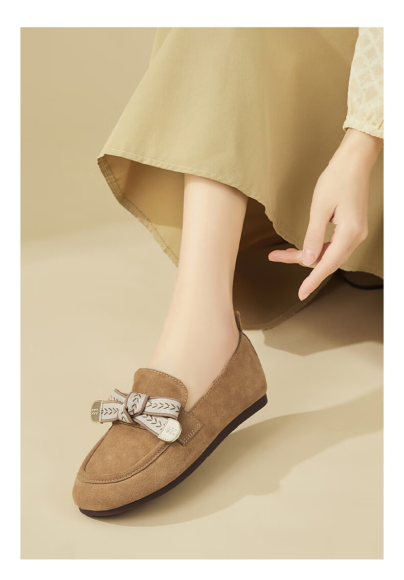 DAPHNE Suede Birkenstock Style Women's Fashion Retro Flat Casual Comfortable Loafers Black Fleece Lined Size 37 7