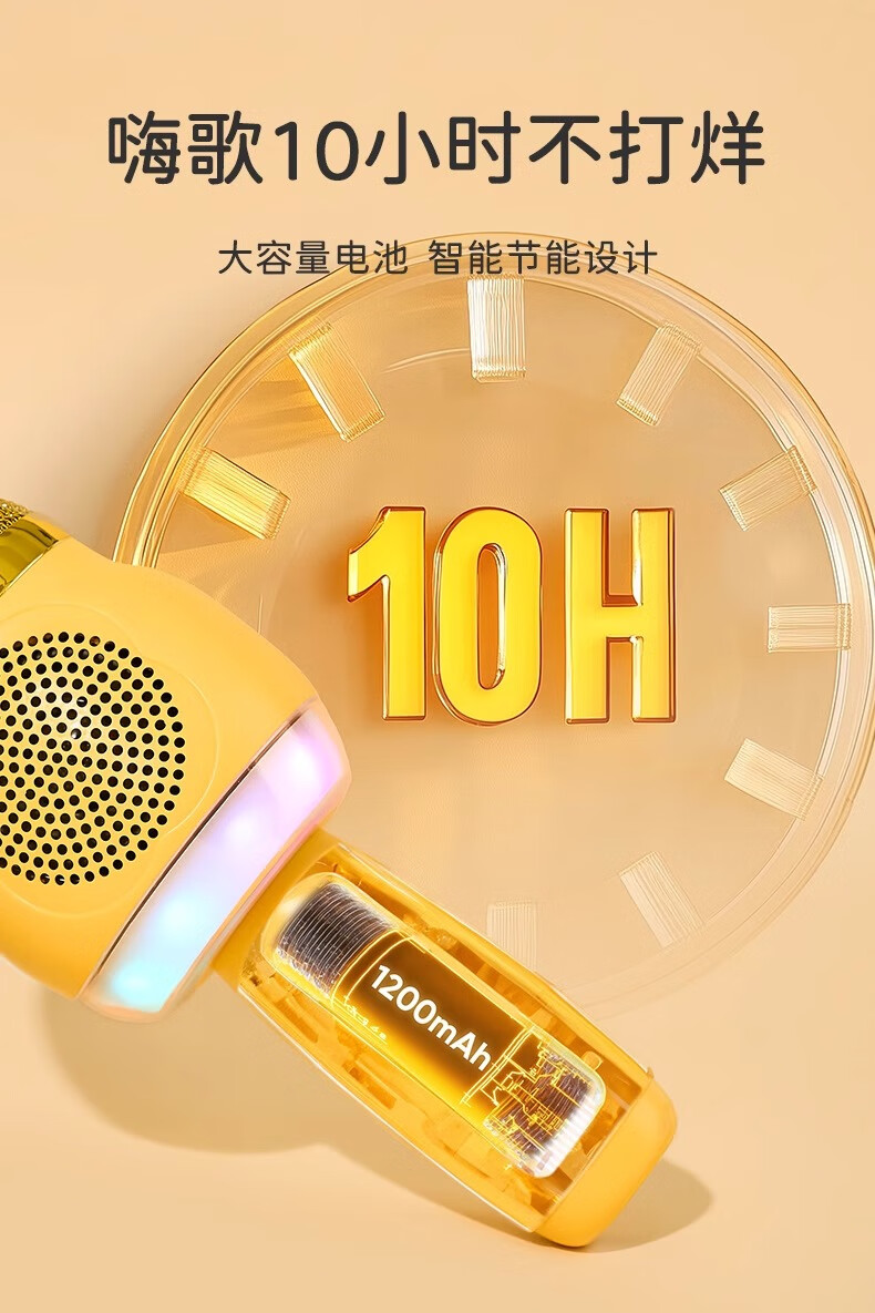 Carlbaby Children's Early Education AI Microphone Toy 3-6 Years Old Microphone Speaker All-in-One Children's Day Gift for Boys and Girls 2